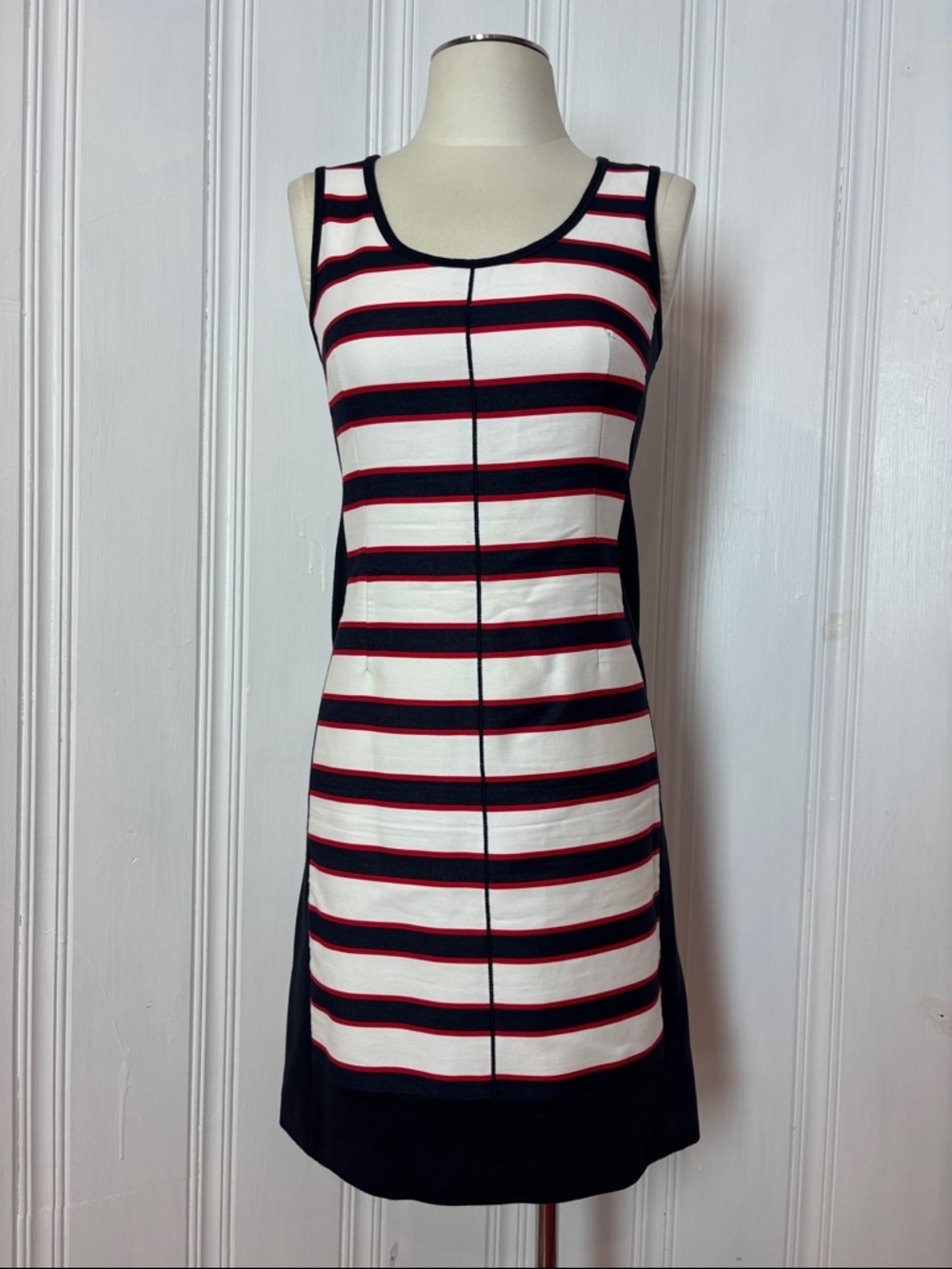 TEENFLO Montreal Nautical Stripe Sheath Dress - Size 4